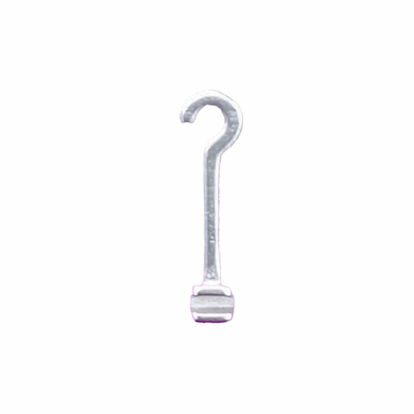 HOOK PARA CRIMPAR (MEDIANO CON GANCHO) 8MM (PAQX10)